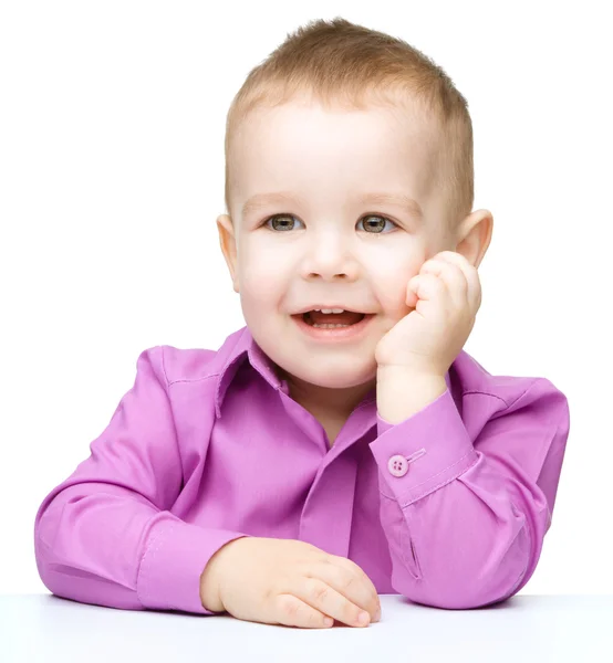 Portret van een schattig jongetje — Stockfoto