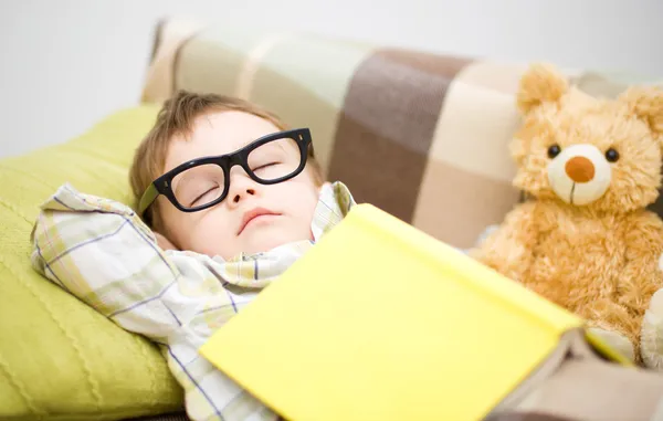 Cute little boy is sleeping — Stock Photo, Image