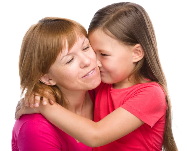 Portrait of a mother with her daughter — Stock Photo, Image