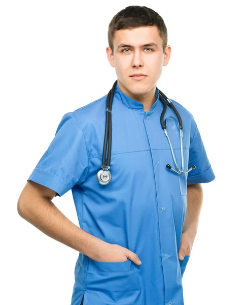 Portrait of a young surgeon — Stock Photo, Image