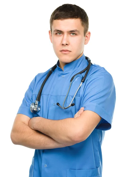 Portret młodego chirurga — Zdjęcie stockowe