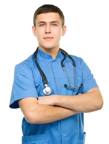 Portrait of a young surgeon — Stock Photo, Image