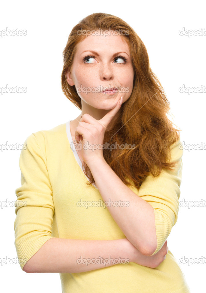 Portrait of a happy young woman