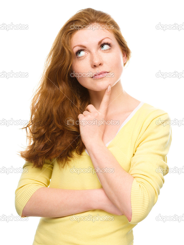 Portrait of a happy young woman