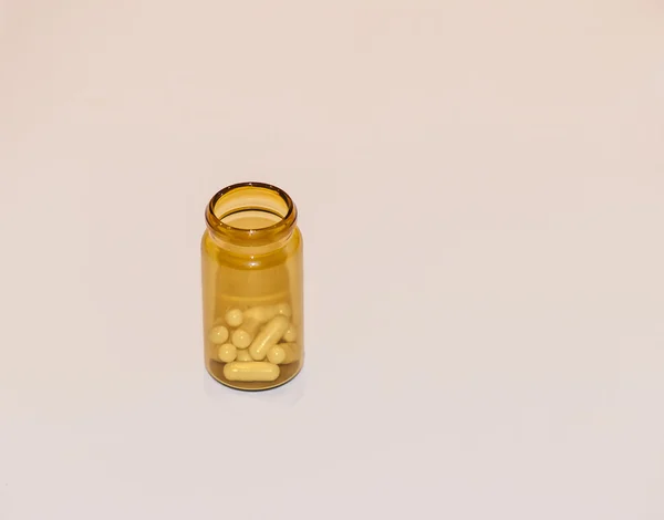 Scatola delle pillole svuotata — Foto Stock
