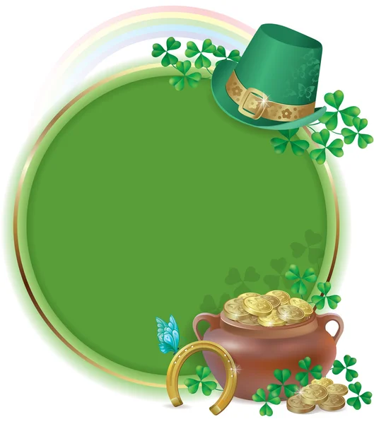 St. Patrick 's Day Karte — Stockvektor