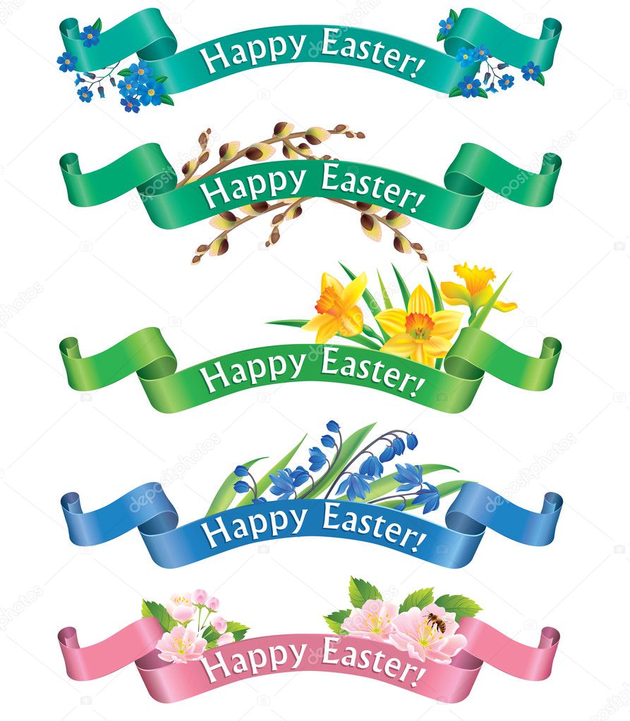 Happy Easter banners