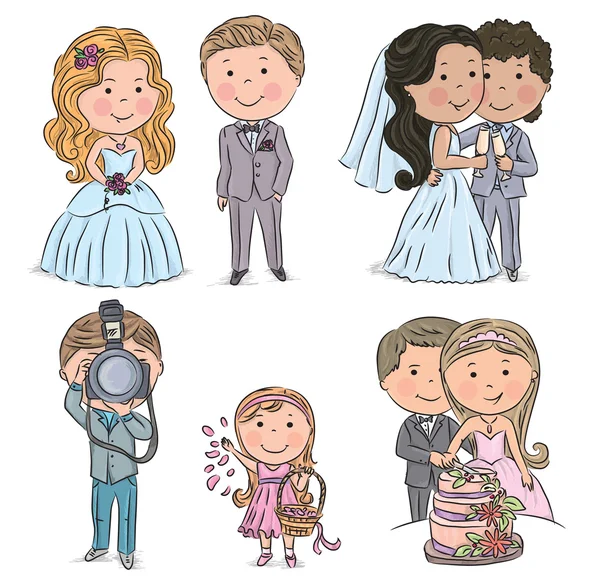 Діти весілля — стоковий вектор
