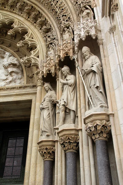 Zagreb Cathedral, Croatia — Stock Photo, Image