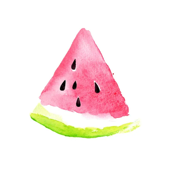 Vattenmelon. akvarell illustration — Stockfoto