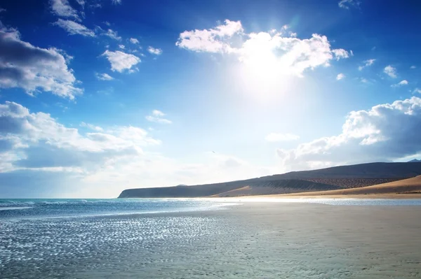 Praia celestial — Fotografia de Stock