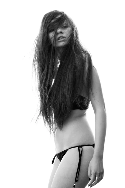 Giovane donna in bikini — Foto Stock