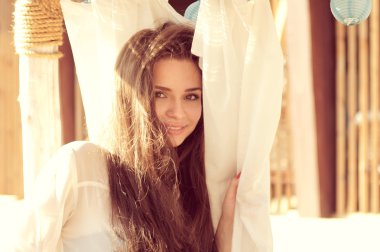 sevimli sevimli kız