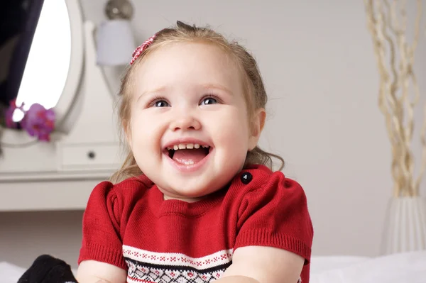 Happy little girl — Stock Photo, Image