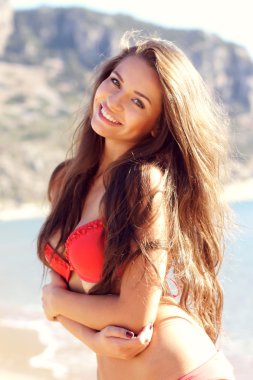 bikinili güzel kadın