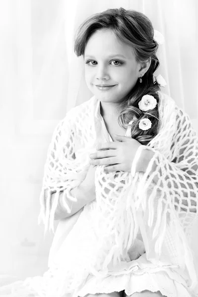 Küçük kız portre — Stok fotoğraf