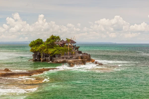 Aerial view to Tanah Lot sea temple bali — Stock Photo, Image