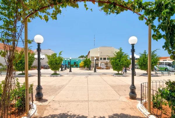 Plaza Carillo at city center under bright sunlight — Stock Photo, Image