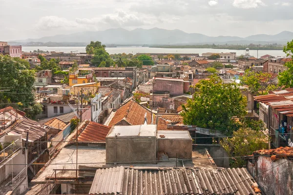 View from Balcon de Velazquez to the harbor — Stock Photo, Image