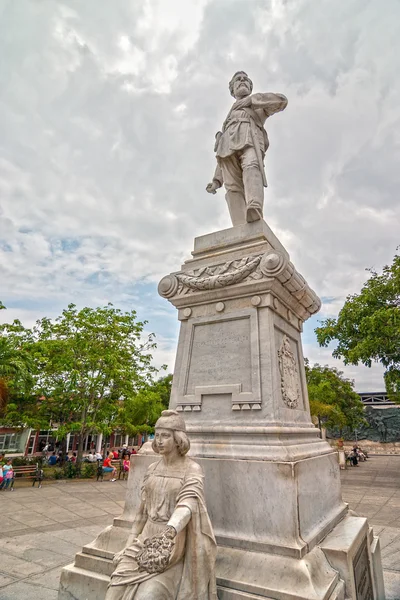 Monument of General Julio Grave de Peralta — Stock Photo, Image