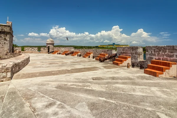 Ana top yere jagua kale (fortaleza de jagua) — Stok fotoğraf