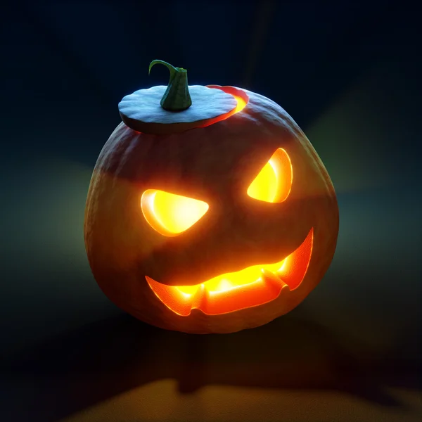 Abóbora de Halloween - Jack O 'lantern — Fotografia de Stock