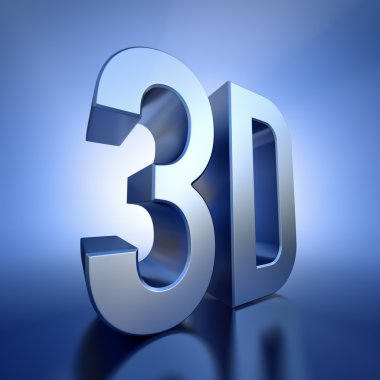 aydınlatmalı 3D logo