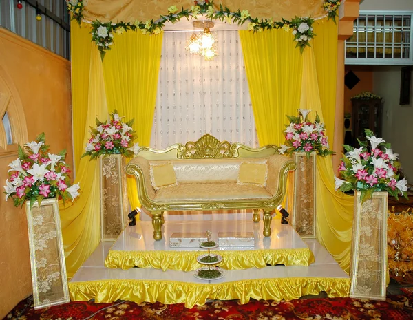 Traditional wedding stage — Stock Photo, Image