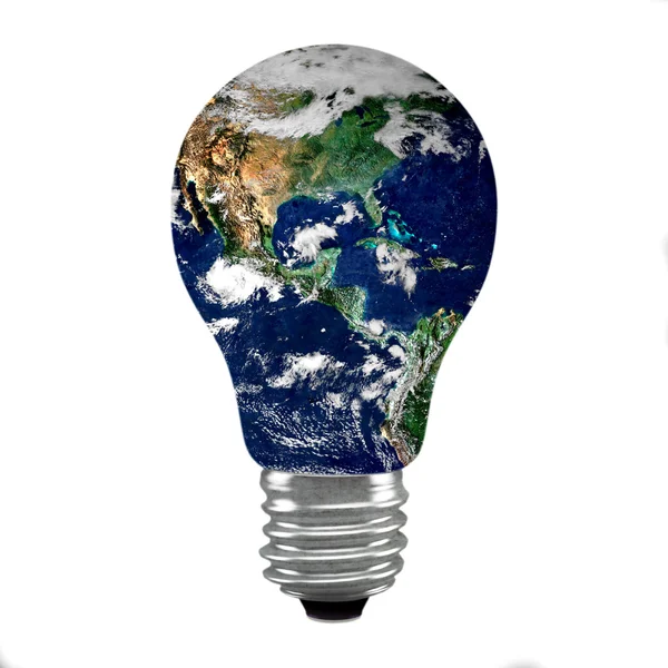 Earth bulb — Stock Photo, Image
