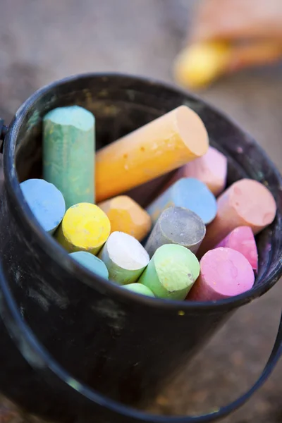 Seau de crayons — Photo