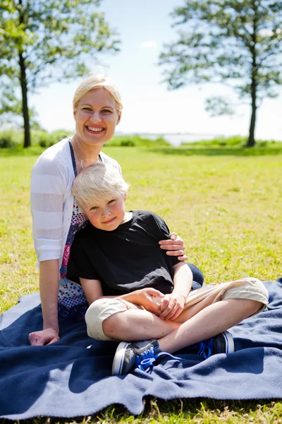 Mother and son Stock Photo