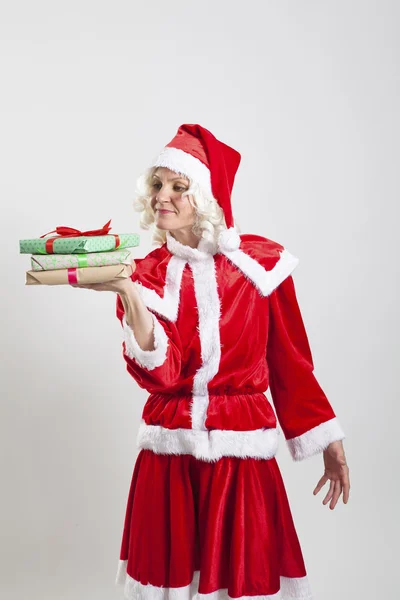 Santa Claus elfo ayudante — Foto de Stock