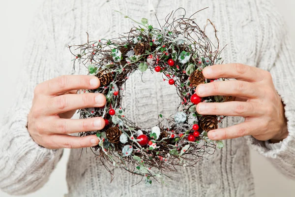 Corona de Navidad — Foto de Stock