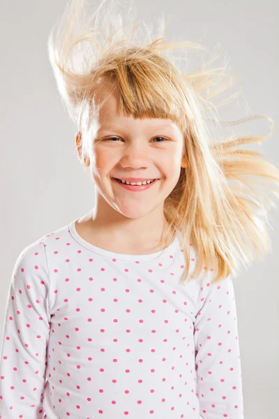 Happy smiling young girl — Stock Photo, Image