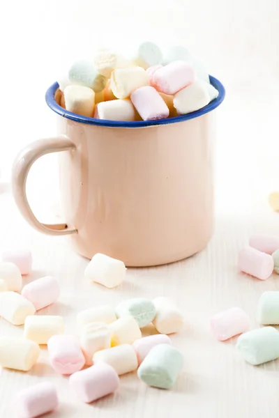 Kleurrijke marshmallows — Stockfoto