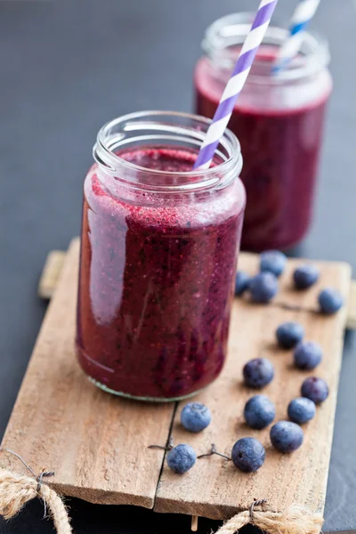 Blueberry smoothies — Stockfoto