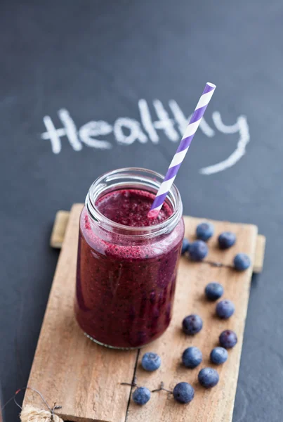 Blueberry smoothie — Stock Photo, Image