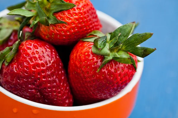 Verse aardbeien — Stockfoto