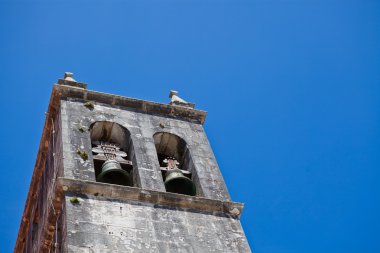 Belltower church of santa maria lourinha içinde