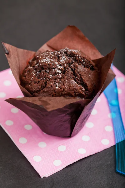 Chocolade muffin — Stockfoto