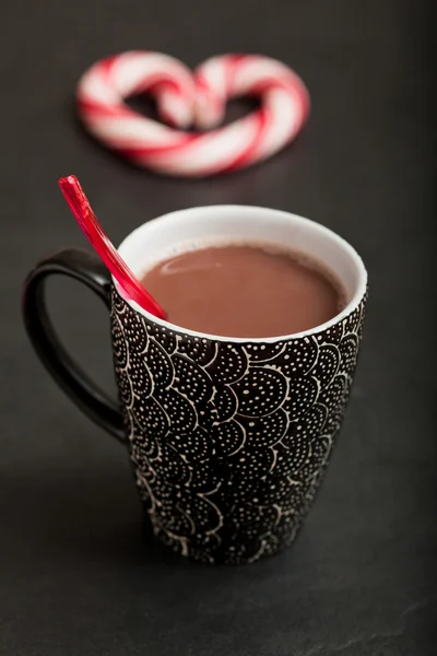 Warme chocolademelk — Stockfoto