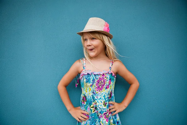 Stylish cute young girl — Stock Photo, Image