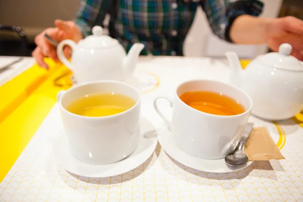 Herbal tea in cups — Stock Photo, Image