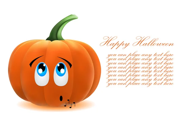 Vector cute pumpkin — Stock Vector