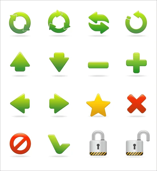 Web und Internet Icon Set — Stockvektor