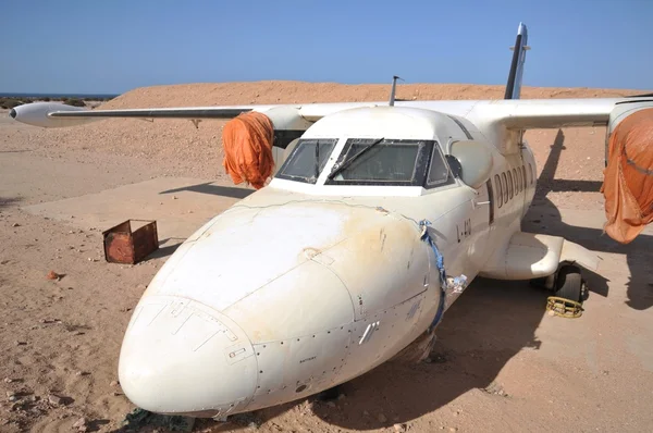 Aircraft L-410 in airport Berbers — Stock Photo, Image