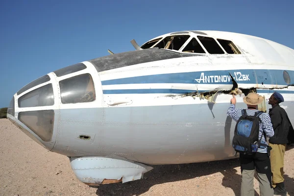 The fallen plane — Stock Photo, Image