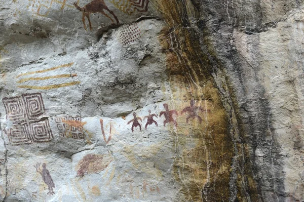 Petroglyphs ในโคลัมเบีย — ภาพถ่ายสต็อก