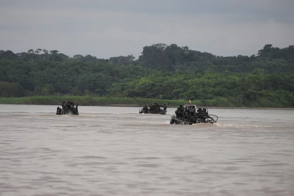 Reid Marines on the river Guaviare — Stock Photo, Image