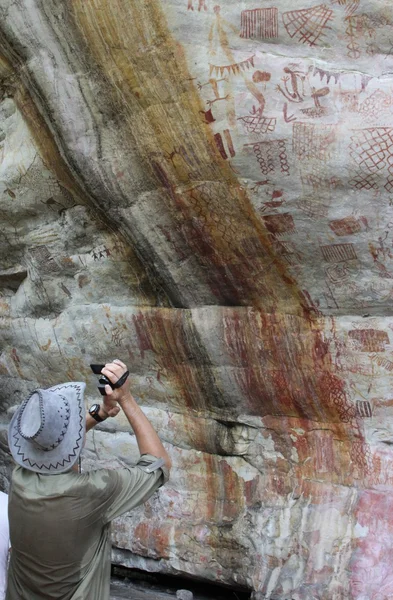 Petroglyfy v Kolumbii — Stock fotografie